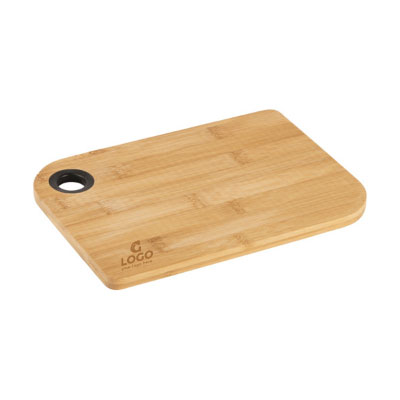 Bamboo cutting board with thumb hole - Image 3